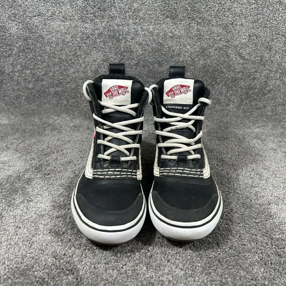 Vans Standard Mid MTE Mens Sz 4 Women’s Sz 5.5 Black Winter Insulated Snow Boots